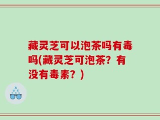 藏灵芝可以泡茶吗有毒吗(藏灵芝可泡茶？有没有毒素？)