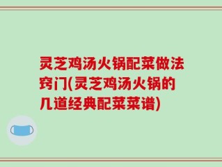 灵芝鸡汤火锅配菜做法窍门(灵芝鸡汤火锅的几道经典配菜菜谱)