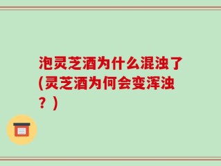 泡灵芝酒为什么混浊了(灵芝酒为何会变浑浊？)