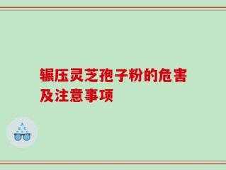 辗压灵芝孢子粉的危害及注意事项