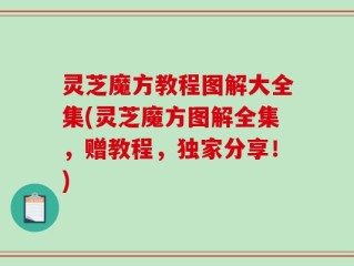 灵芝魔方教程图解大全集(灵芝魔方图解全集，赠教程，独家分享！)