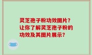 灵芝孢子粉功效图片？让你了解灵芝孢子粉的功效及其图片展示？