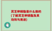 灵芝卵磷脂是什么做的(了解灵芝卵磷脂及其功效与用途)