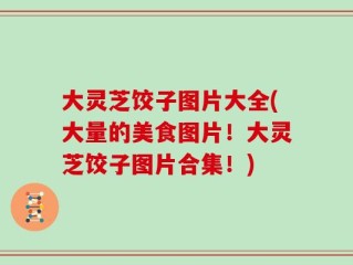 大灵芝饺子图片大全(大量的美食图片！大灵芝饺子图片合集！)