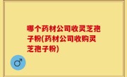 哪个药材公司收灵芝孢子粉(药材公司收购灵芝孢子粉)