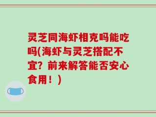 灵芝同海虾相克吗能吃吗(海虾与灵芝搭配不宜？前来解答能否安心食用！)