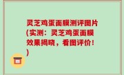 灵芝鸡蛋面膜测评图片(实测：灵芝鸡蛋面膜效果揭晓，看图评价！)