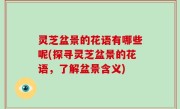 灵芝盆景的花语有哪些呢(探寻灵芝盆景的花语，了解盆景含义)