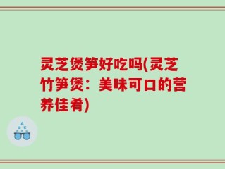 灵芝煲笋好吃吗(灵芝竹笋煲：美味可口的营养佳肴)
