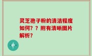 灵芝孢子粉的清洁程度如何？？附有清晰图片解析？