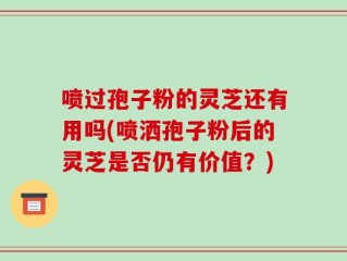 喷过孢子粉的灵芝还有用吗(喷洒孢子粉后的灵芝是否仍有价值？)