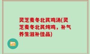 灵芝麦冬北芪鸡汤(灵芝麦冬北芪炖鸡，补气养生滋补佳品)