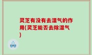 灵芝有没有去湿气的作用(灵芝能否去除湿气)