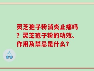 灵芝孢子粉消炎止痛吗？灵芝孢子粉的功效、作用及禁忌是什么？