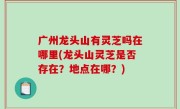 广州龙头山有灵芝吗在哪里(龙头山灵芝是否存在？地点在哪？)