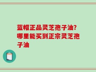 蓝帽正品灵芝孢子油？哪里能买到正宗灵芝孢子油