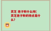 灵芝 孢子粉什么样(灵芝孢子粉的特点是什么？