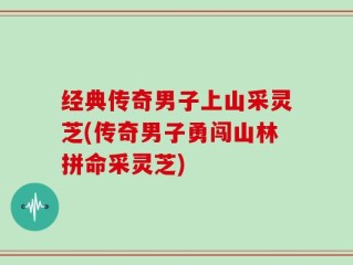 经典传奇男子上山采灵芝(传奇男子勇闯山林拼命采灵芝)
