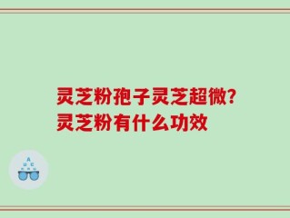 灵芝粉孢子灵芝超微？灵芝粉有什么功效
