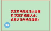 灵芝片功效吃法大全图片(灵芝片应用大全：食用方法与功效图解)