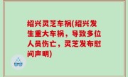 绍兴灵芝车祸(绍兴发生重大车祸，导致多位人员伤亡，灵芝发布慰问声明)