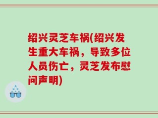 绍兴灵芝车祸(绍兴发生重大车祸，导致多位人员伤亡，灵芝发布慰问声明)