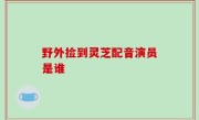 野外捡到灵芝配音演员是谁