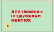 灵芝孢子粉白细胞减少(灵芝孢子粉能减轻白细胞减少状态)