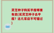 灵芝种子购买平度哪里有卖(买灵芝种子去平度？这几家店不可错过)