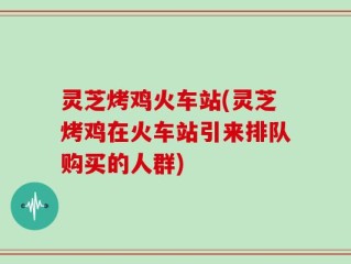 灵芝烤鸡火车站(灵芝烤鸡在火车站引来排队购买的人群)