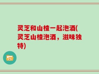 灵芝和山楂一起泡酒(灵芝山楂泡酒，滋味独特)