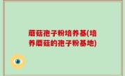 蘑菇孢子粉培养基(培养蘑菇的孢子粉基地)