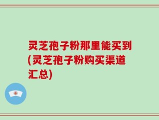灵芝孢子粉那里能买到(灵芝孢子粉购买渠道汇总)