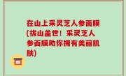 在山上采灵芝人参面膜(拔山盖世！采灵芝人参面膜助你拥有美丽肌肤)