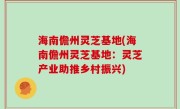 海南儋州灵芝基地(海南儋州灵芝基地：灵芝产业助推乡村振兴)