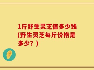 1斤野生灵芝值多少钱(野生灵芝每斤价格是多少？)