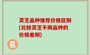灵芝品种推荐价格区别(比较灵芝不同品种的价格差别)
