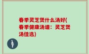 春季灵芝煲什么汤好(春季健康汤谱：灵芝煲汤佳选)