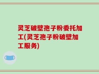 灵芝破壁孢子粉委托加工(灵芝孢子粉破壁加工服务)