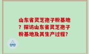 山东省灵芝孢子粉基地？探访山东省灵芝孢子粉基地及其生产过程？