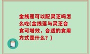 金线莲可以配灵芝吗怎么吃(金线莲与灵芝合食可增效，合适的食用方式是什么？)
