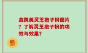 鑫凯美灵芝孢子粉图片？了解灵芝孢子粉的功效与效果？
