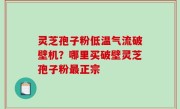 灵芝孢子粉低温气流破壁机？哪里买破壁灵芝孢子粉最正宗
