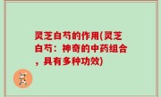 灵芝白芍的作用(灵芝白芍：神奇的中药组合，具有多种功效)