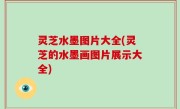 灵芝水墨图片大全(灵芝的水墨画图片展示大全)