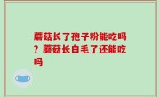 蘑菇长了孢子粉能吃吗？蘑菇长白毛了还能吃吗