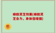 蜂胶灵芝效果(蜂胶灵芝合力，身体倍增强)