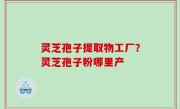 灵芝孢子提取物工厂？灵芝孢子粉哪里产