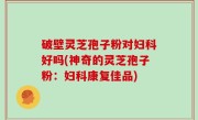 破壁灵芝孢子粉对妇科好吗(神奇的灵芝孢子粉：妇科康复佳品)