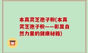 本真灵芝孢子粉(本真灵芝孢子粉——彰显自然力量的健康秘籍)